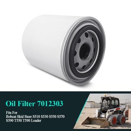 GOLACOD Oil Filter Compatible with Bobcat S450 S510 S530 S550 S570 S590 T550 T590 Loader, Replaces 7012303 6675517