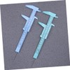 FUNOMOCYA 8pcs Mini Vernier Caliper Gauge Plastic Measuring Tool for