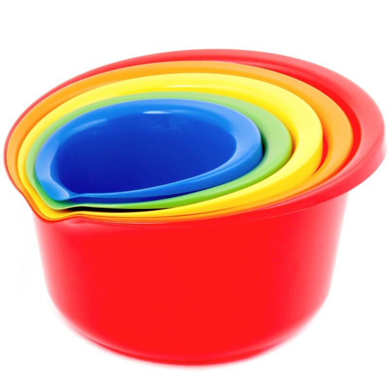 Chef Craft Select Plastic Mixing Bowl, 2.5 quart, Yellow