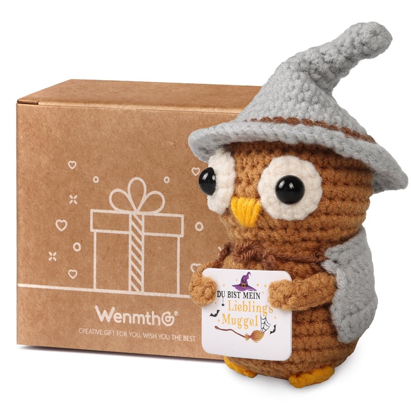 WenmthG Anti-Stress Small Gift Knitted Owl