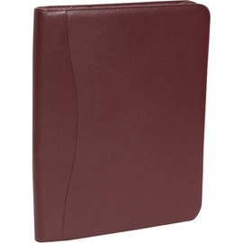 Royce Leather Convertible Zip Around Padholder (Burgundy)