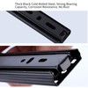 GLE2016 A Pair of Black Metal Quiet Ball Bearing Full