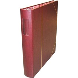 Corpkit 3-Ring (1 1/4") VP Binder - Heavy Duty, Imitation Leather Minute Book, Optional Gold Stamping with Corporate or Company Records (Burgundy)