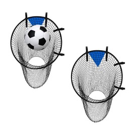 Soccer Goal Target Net Top Bins Training Equipment Soccer Target for Goals Training Easy to Attach and Detach Ball Top Bins for Football Shooting Accuracy Practice Equipment Trainer Gift