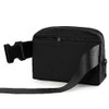 Mini riñonera unisex, riñonera deportiva informal con correa ajustable para