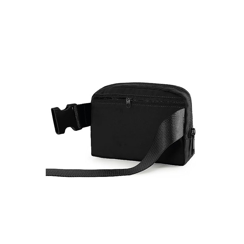 Mini riñonera unisex, riñonera deportiva informal con correa ajustable para