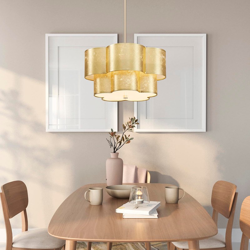 Shrine Lighting Chandeliers, Modern Design, Perfect Drum Pendant Light for