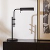 VONLUCE Rustic Desk Lamp, Adjustable Industrial Style Metal Table Lamp,