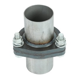 acylph Exhaust Triangle Flange QuickFix Repair Pipe Kit w/Gasket & Hardware Universal 2.5" OD 3 Bolts