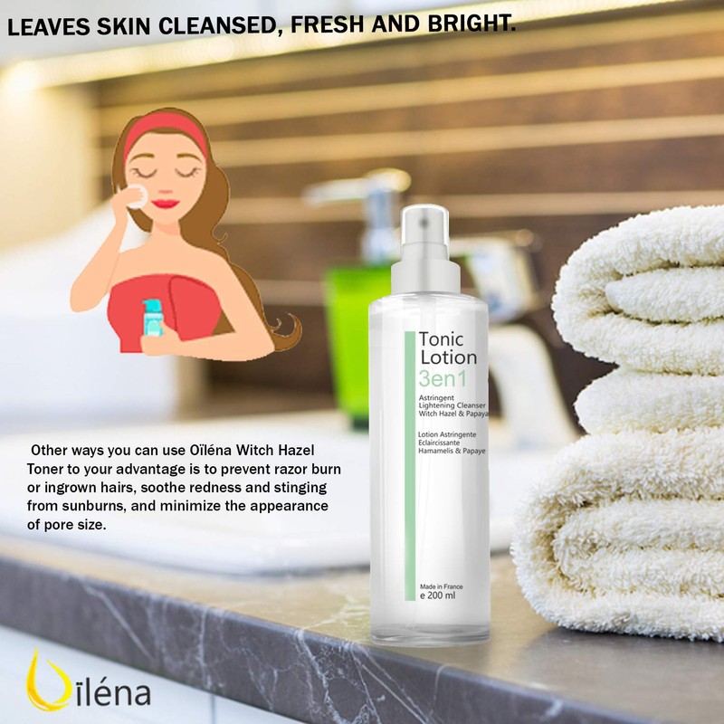Tonico Facial Cleanser Astrassant and Brightening Toner with Witch Hazel