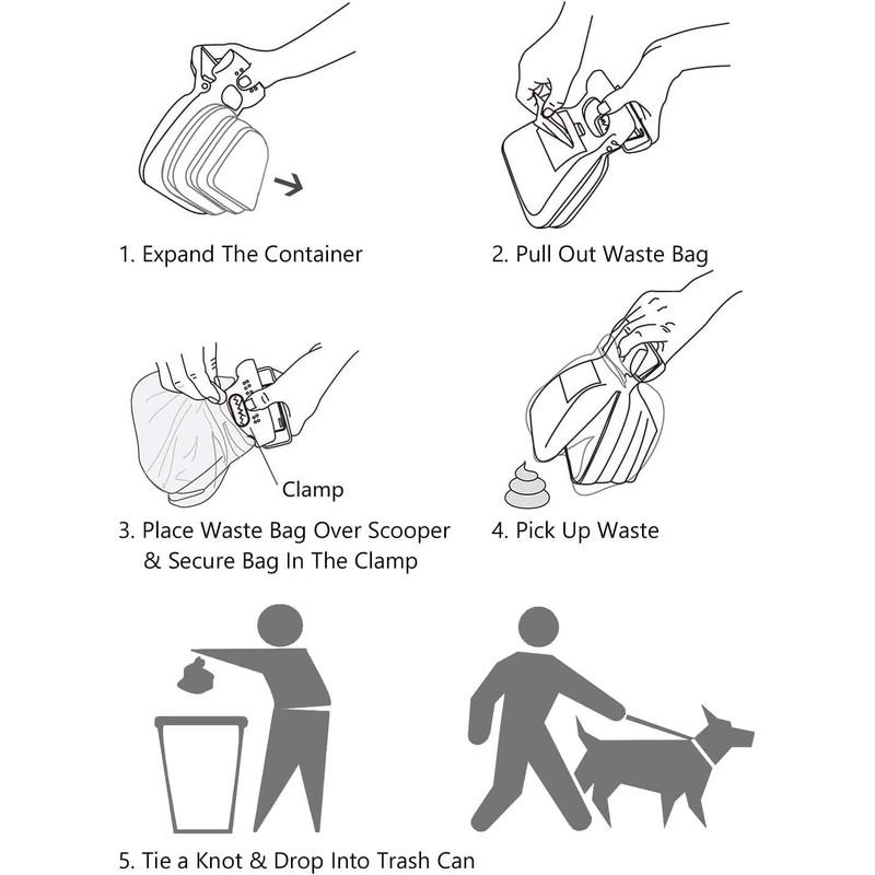 DOGOPAL Portable Pooper Scooper – Innovative Touch-Free Dog Waste Pickup