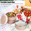 Portable 304 Stainless Steel Bento Lunch Box Thermal Cylinder Lunch