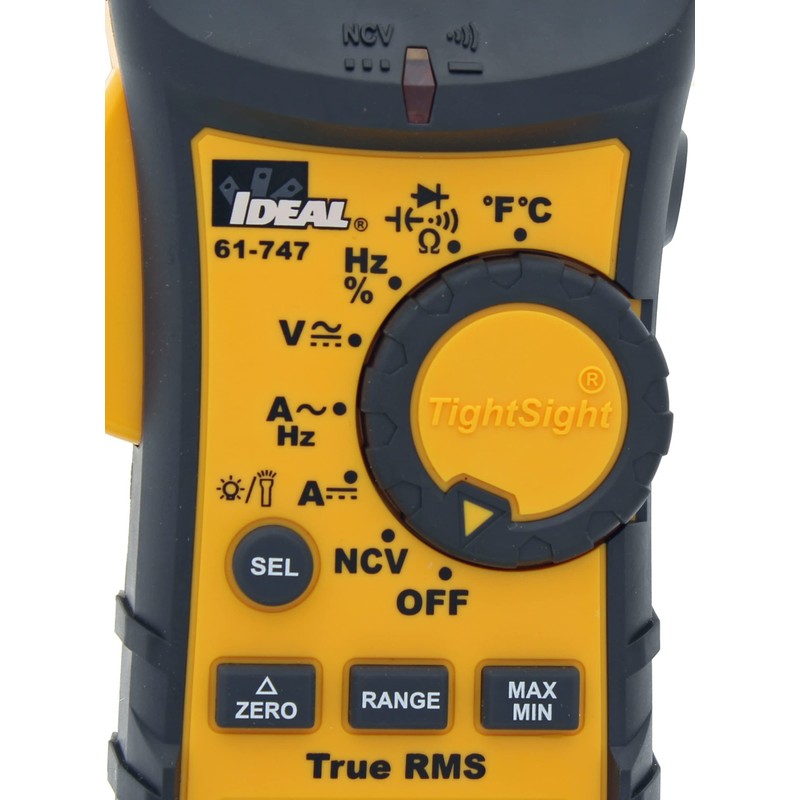 IDEAL Electrical 61-747 TightSight 400 Amp 600-Volt Digital Truerms AC/DC