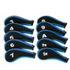Golf Club Iron Head Covers 10 Piece Set Headcover Shaft
