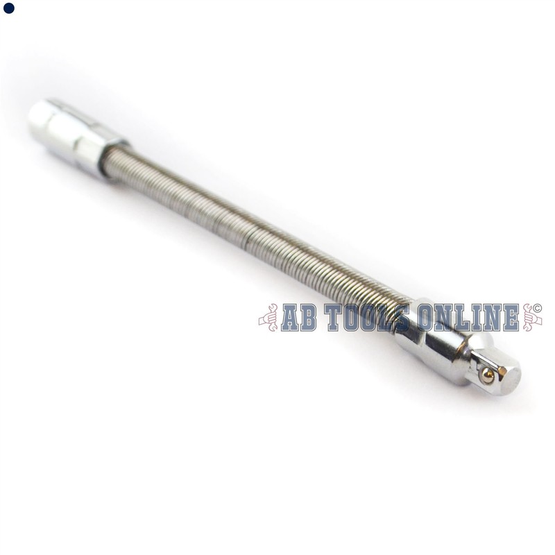 AB Tools 1/4" Drive Flexible Flexi Socket Extension Bar Adapter