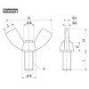 Osato Uniqlo 61378 Bow Bolts 0.2 inch (6 mm) x