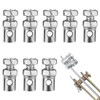 KAHZOR Pack of 8 Throttle Cable Universal, Throttle Cable Clamp,