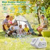 Babuloo Small Bubble Machine, Portable Automatic Bubble Machine for Kids