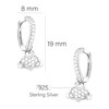 SOFIA MILANI - Women's Earrings 925 Silver with Zirconia Stones