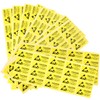 Pack of 450 Antistatic Warning Stickers, 55 x 25 mm