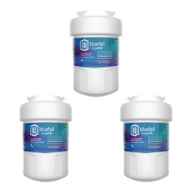Compatible GE Water Filter for GE MWF Replacement Refrigerator Water Filter by Bluefall - Value Pack (3-Pack)