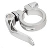 Sunlite Bicycle Quick Release Seat Clamp, 34.9mm, Silver