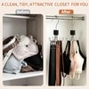 2PCS Belt Hanger for Closet, 12-Hooks Belt Organizer for Max