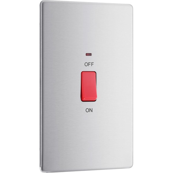 BG Electrical Large Cooker Control Switch Unit with LED Power