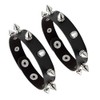 Manfnee Punk Gothic Bracelet Spike Rivet Cuff Bangle Metal Studded