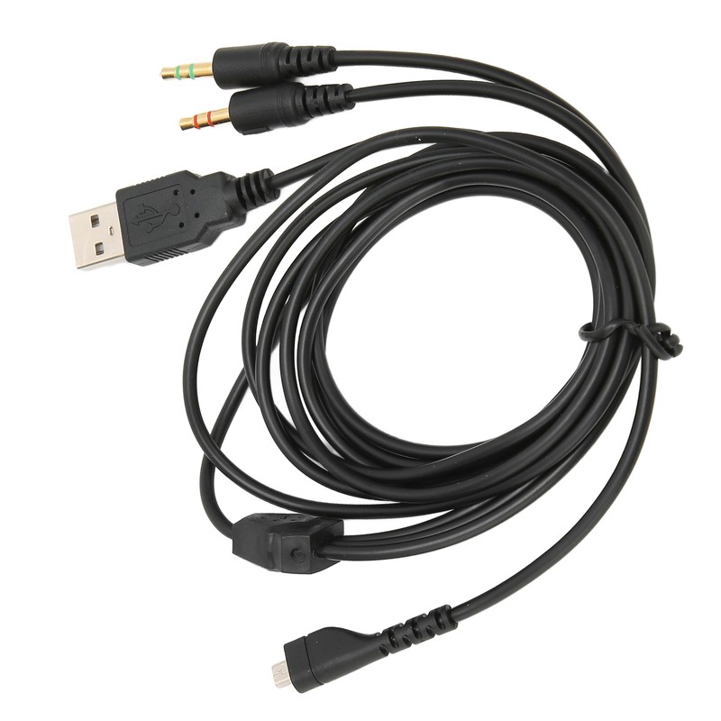 Headphone Audio Cable USB and 3.5mm Audio Jack Audio Cord