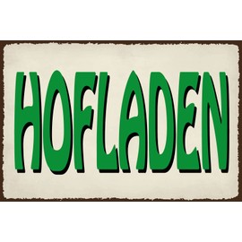 Ontrada Tin Sign 20 x 30 cm Curved Yard Shop Metal Decorative Gift Sign