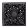 Floor Drain Quadrate Antique European Style Copper Stainless Steel Odor