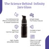 Infinity Jars Ultraviolet Glass Push Pump Bottle 20 Ml (.67