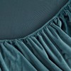 Plush Bed Sheet, 140 x 200 cm, Teal, Fleece, Winter