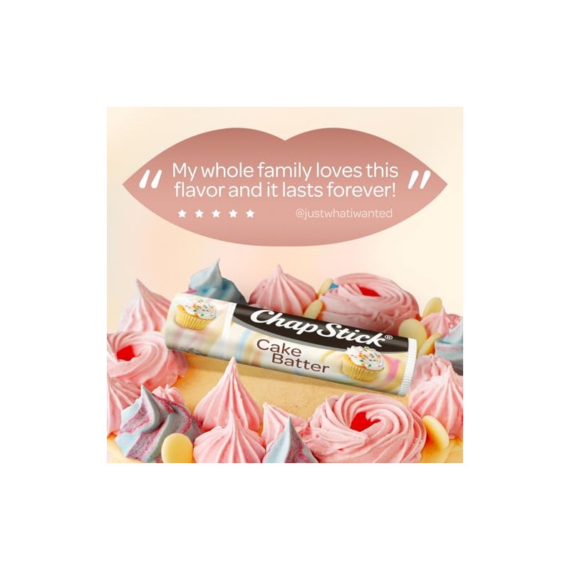 ChapStick Edición Limitada Cake Batter (masa de pastel), paquete de