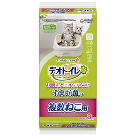 Deotoire Week-Long Deodorizing Anti-Bacterial Multiple Sheet Litter Box Sheets, None