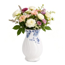 Ceramic Flower Vase Home Decor,7.09in vase for Rustic-Style Living Rooms, Display cabinets, Dining Tables, Wedding Decorations