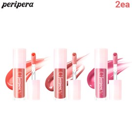PERIPERA Ink Glasting Lip Gloss 4.5ml*2ea [Soft Berry Collection], Color 1#$%Color 2:16 All That Berry-17 Berry Best
