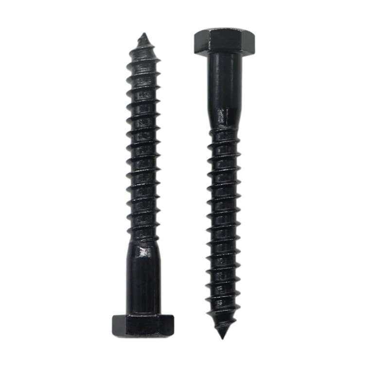 Evecad 10PCS 3/8" x 3" Hex Head Lag Screws, Stainless