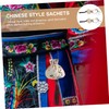 BIUDECO 2pcs Drawstring Sachet Bags Lightweight Empty Bags for Jewelry