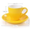 ionEgg Porcelain Espresso Cup with Saucer And Stainless Steel mini