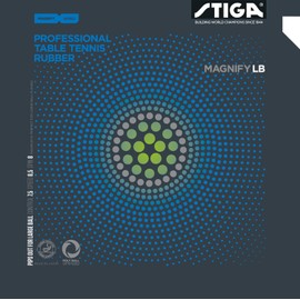 Stiga (sutexiga) Table Tennis Rubber ra-zibo-ru Chart Soft Rubber magunifai LB Black Thickness 1713020120
