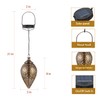 Outdoor Solar Lantern 2 Pack Outdoor Solar Hanging Lantern Retro