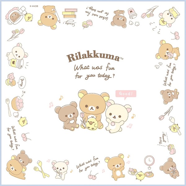 San-X CH43802 Rilakkuma Lunch Market Lunch Napkin
