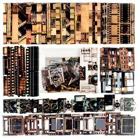 Diuhofart Vintage Scrapbooking Kit, 90 Sheets Time Cinema Theme, Scrapbook Stickers and Decorative Papers Collage Materials, Ephemera for Junk Journal Supplies, Journaling, Crafts Arts, Scrap Booking