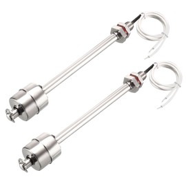 uxcell Stainless Steel Float Switch for Water Pump Tank swim pool garden pond Liquid Water Level Sensor M11 165mm Length 2Pcs