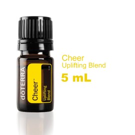 doTERRA - Cheer Essential Oil Uplifting Blend - Optimistic Aroma Promotes Feelings of Cheerfulness and Happiness, Counteracts Negative Emotions; for Diffusion or Topical Use - 5 mL