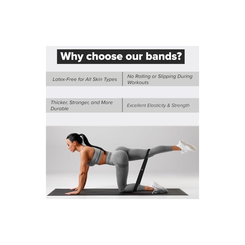 Bandas de resistencia para entrenar (juego de 5) - Bandas
