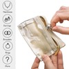 Acshio 50 Pieces Travel Jewelry Bags, Clear Jewelry Pouch Bag