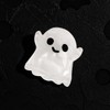Cute Ghost Hair Clips Halloween Hair Accessories Acrylic White Design